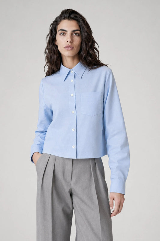 Alma cropped shirt