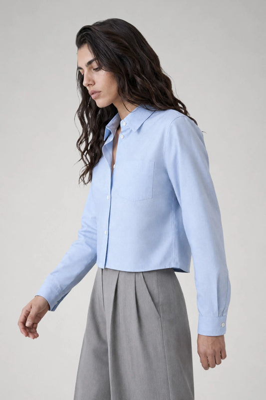 Alma cropped shirt