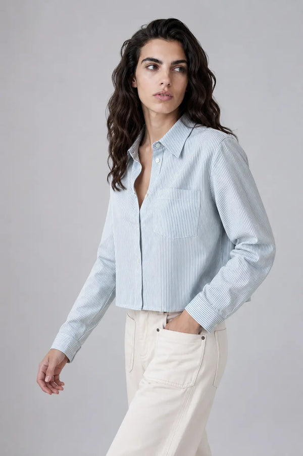 Chemise courte en oxford de coton - Alma
