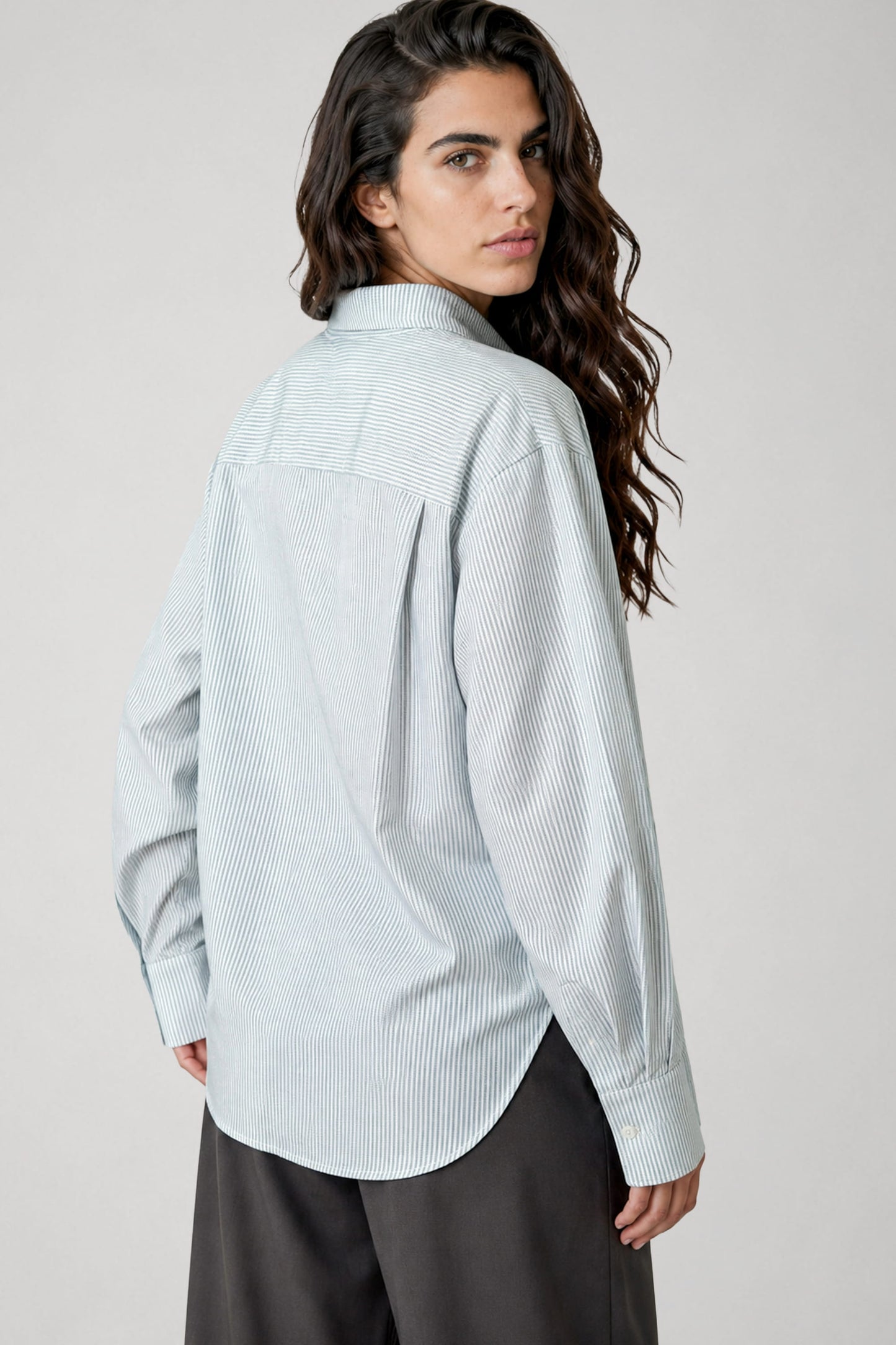 Chemise oversize en coton biologique - Billie