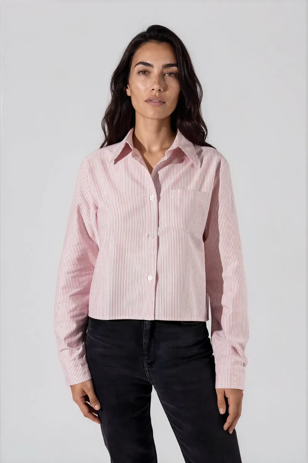 Chemise courte en oxford de coton - Alma