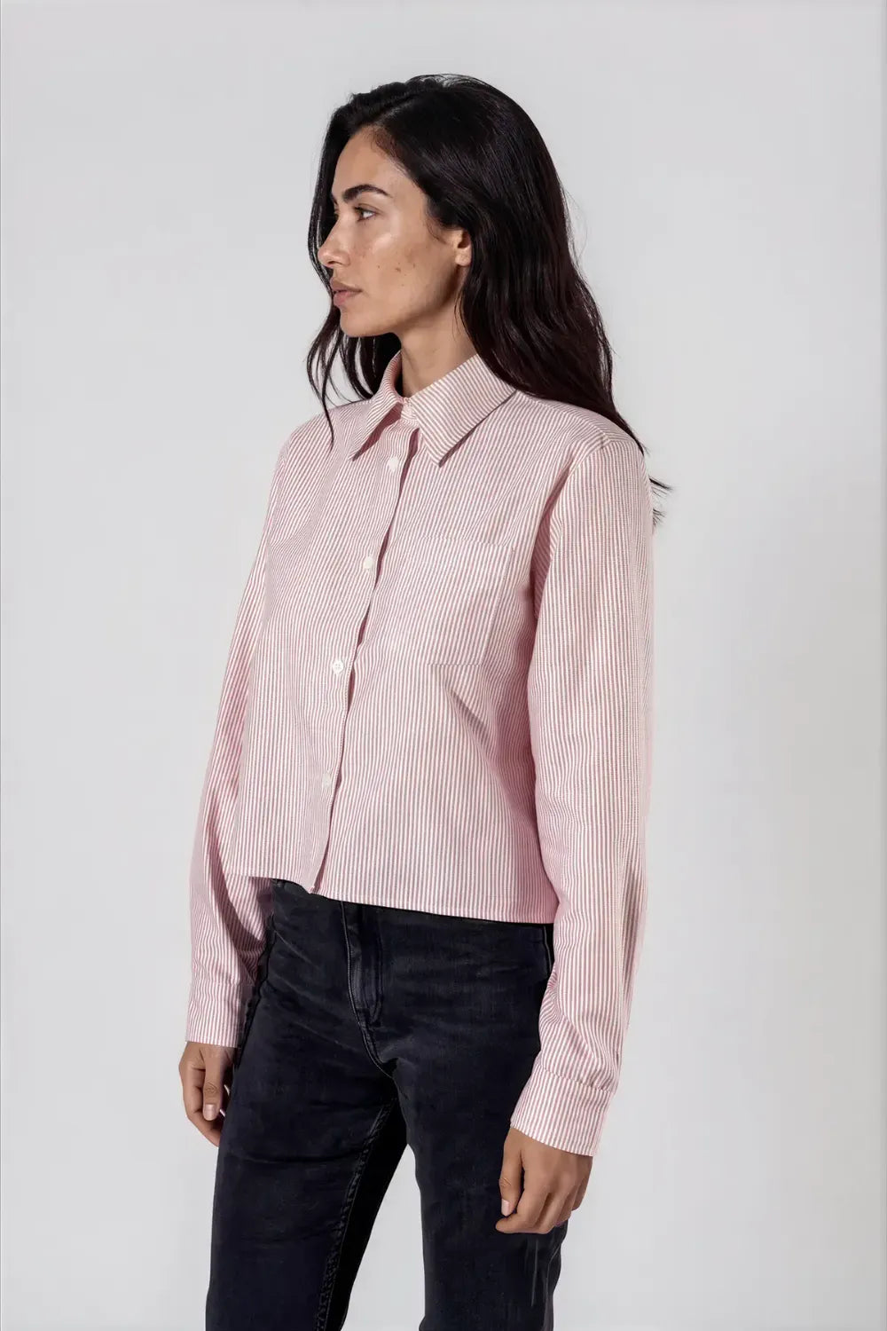 Chemise courte en oxford de coton - Alma