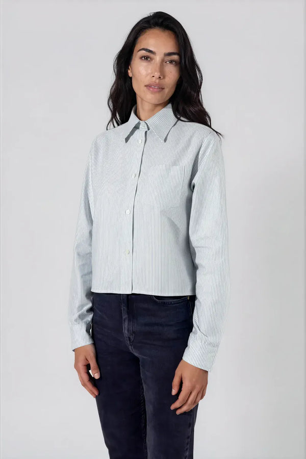 Chemise courte en oxford de coton - Alma
