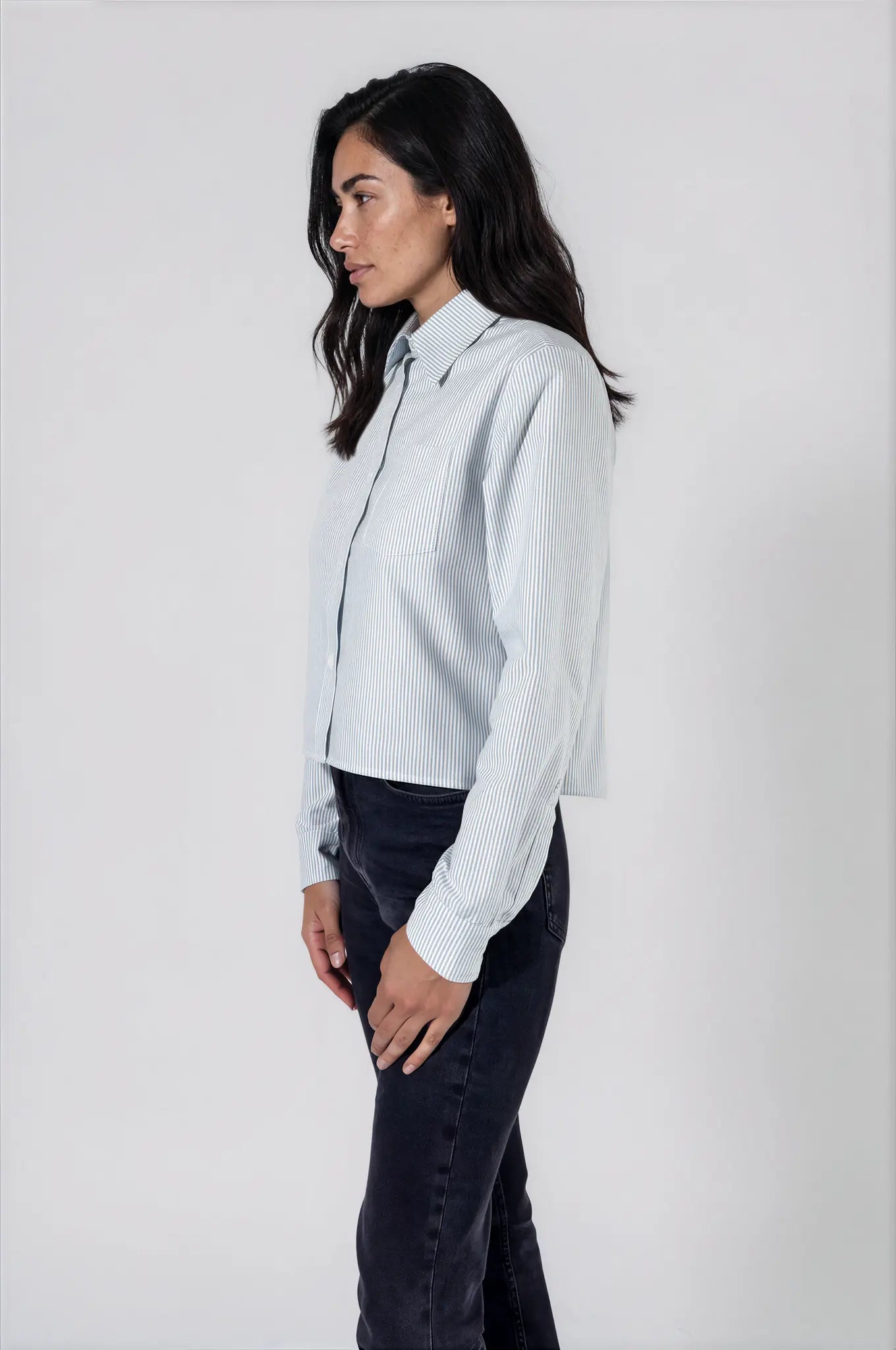 Chemise courte en oxford de coton - Alma