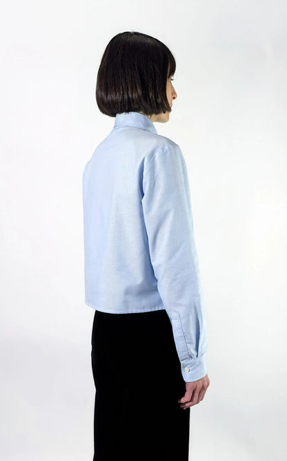 Chemise courte en oxford de coton - Alma