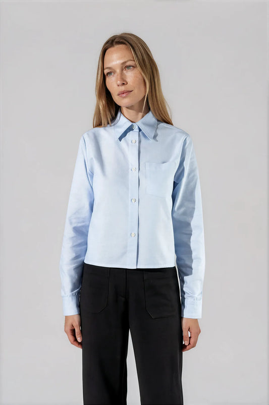 Chemise courte en oxford de coton - Alma