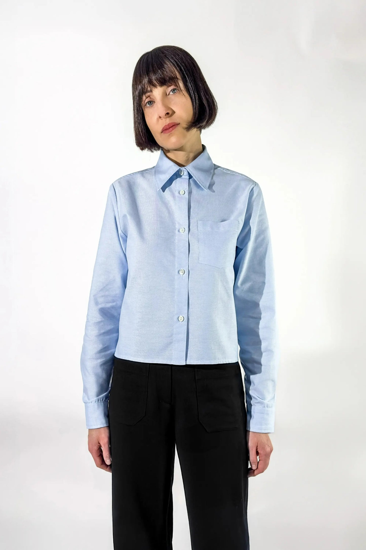 Chemise courte en oxford de coton - Alma