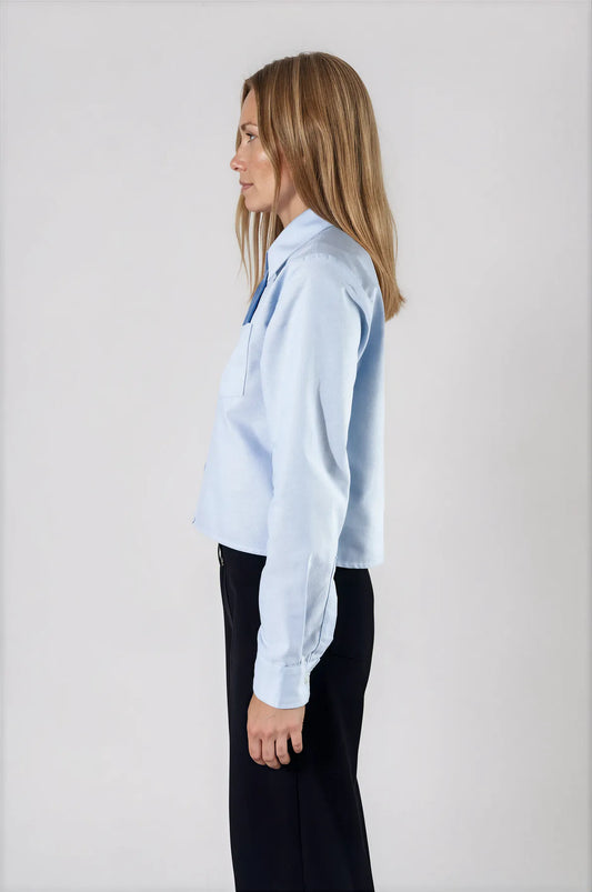 Chemise courte en oxford de coton - Alma