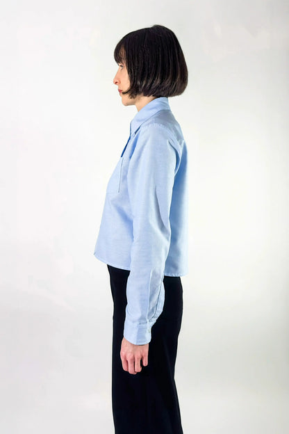 Chemise courte en oxford de coton - Alma