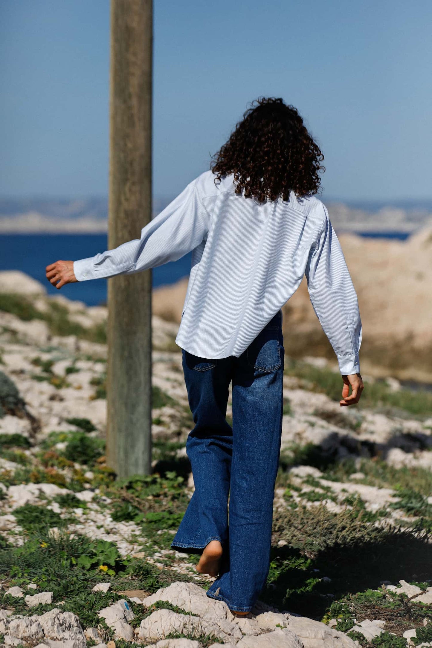 Chemise oversize en coton bio - Billie - Huguet Paris