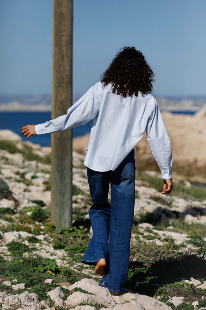 Chemise oversize en coton bio - Billie - Huguet Paris