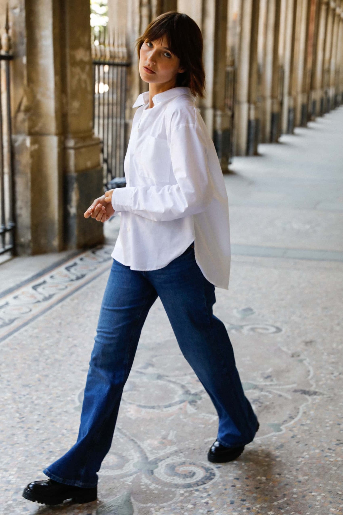 Chemise oversize en coton bio - Billie - Huguet Paris