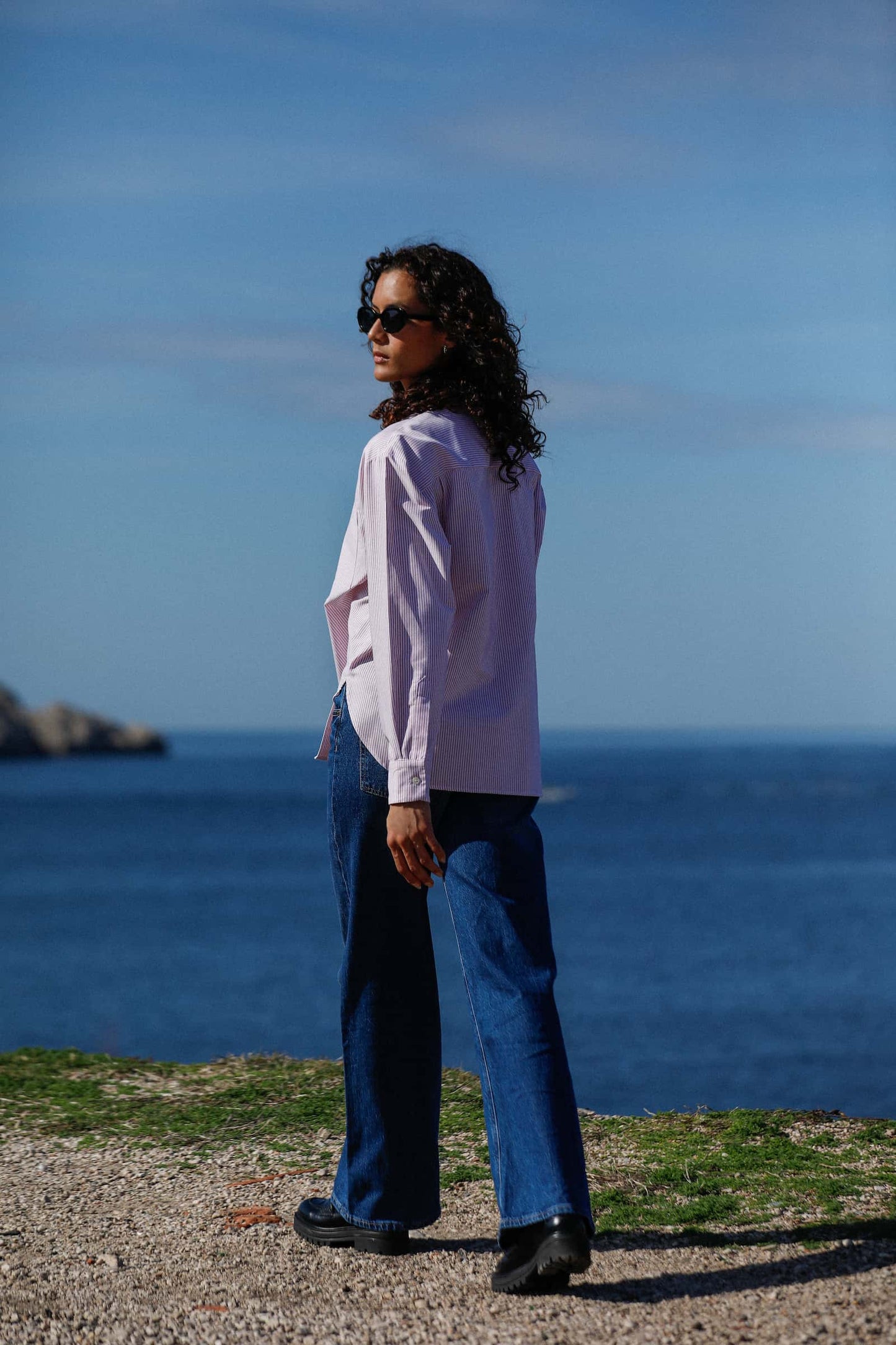Chemise oversize en coton bio - Billie - Huguet Paris