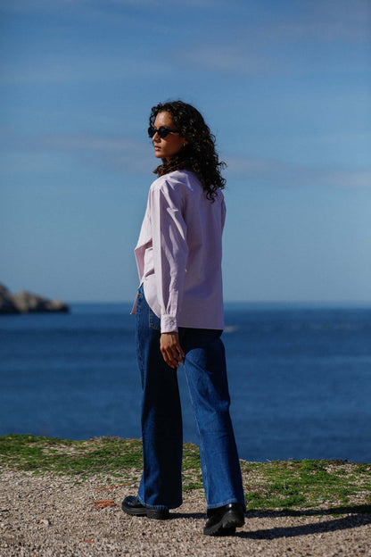 Chemise oversize en coton bio - Billie - Huguet Paris
