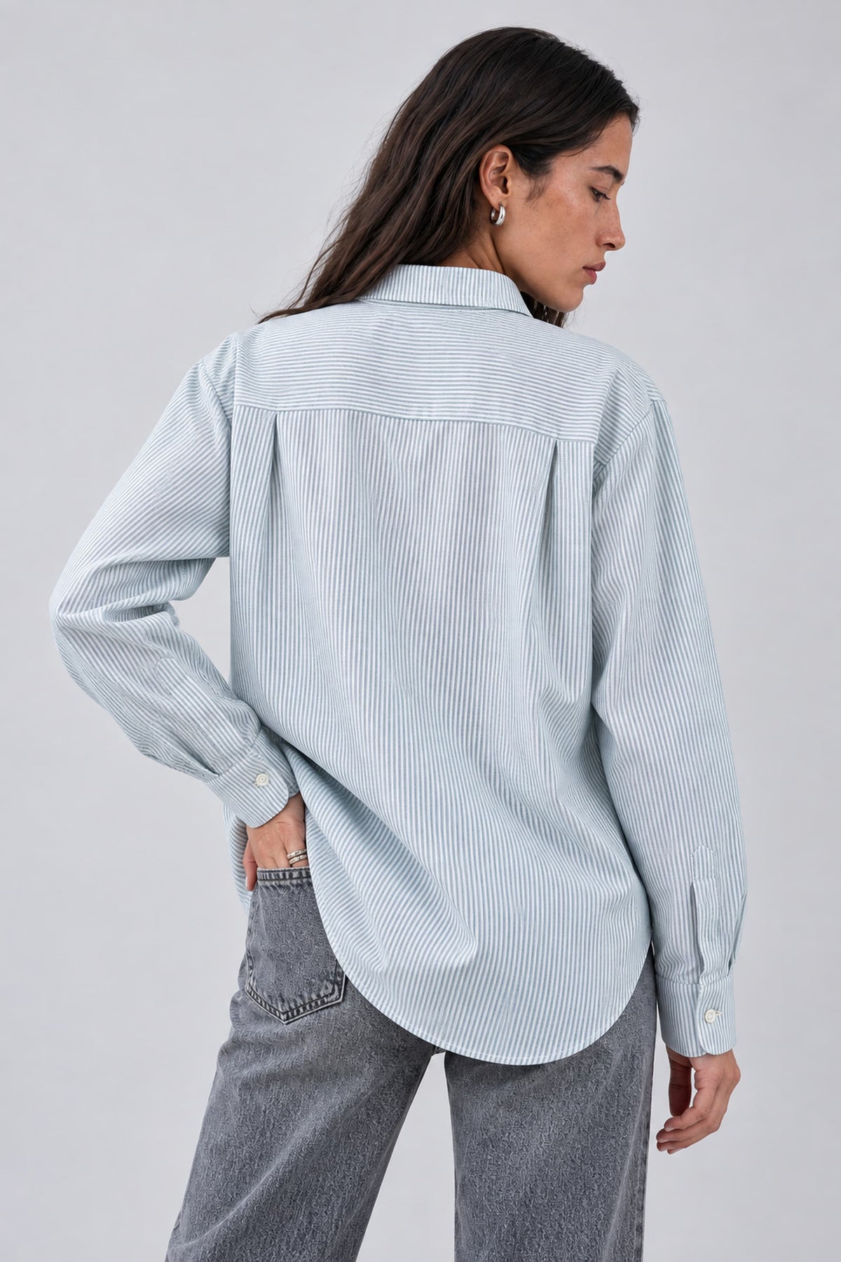 Chemise oversize en coton biologique - Billie