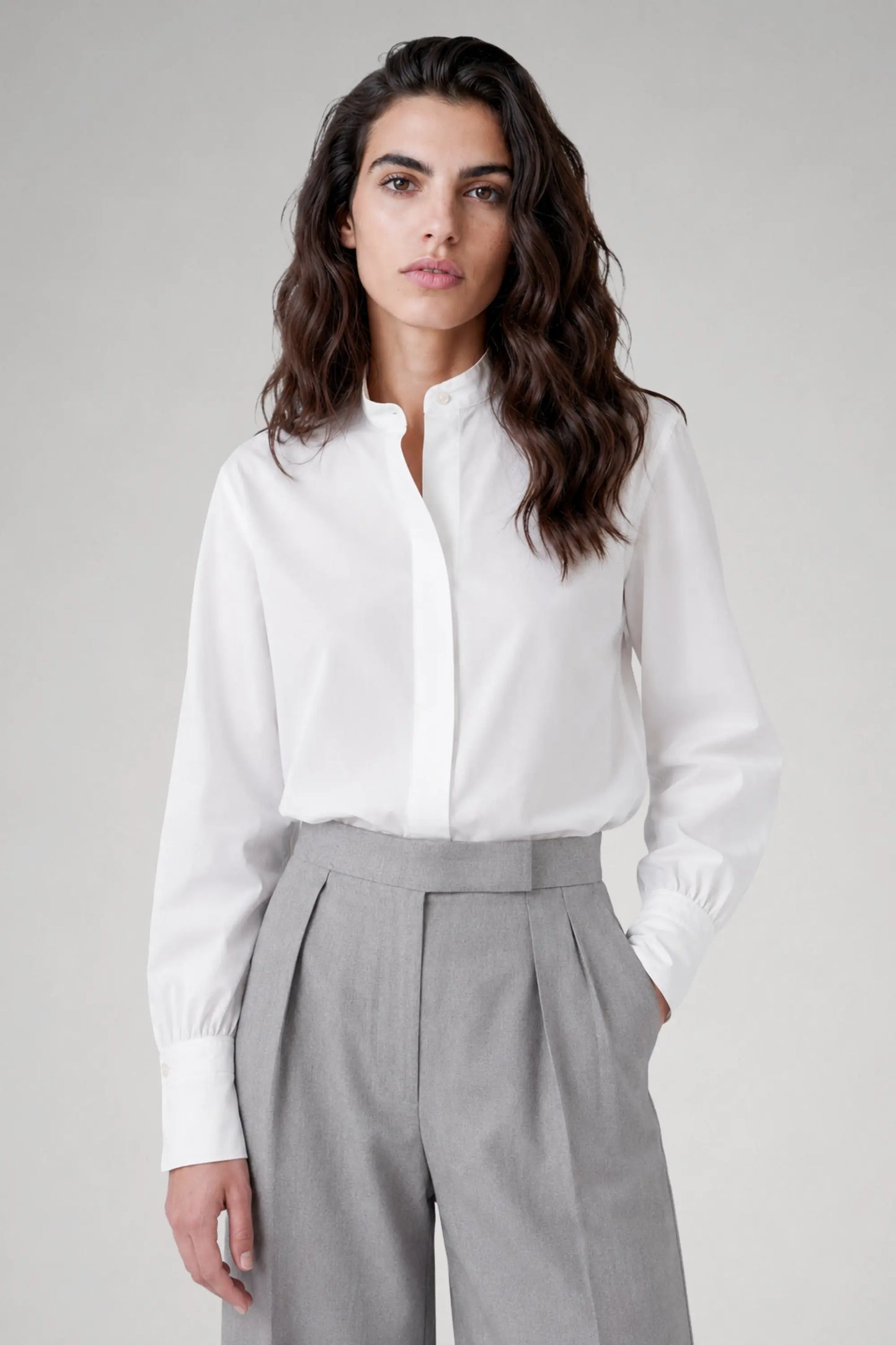Giulia officer collar shirt