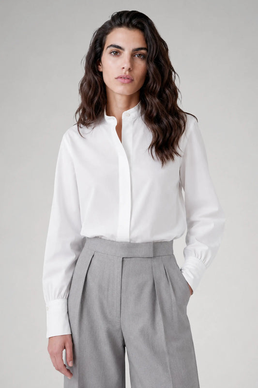 Giulia officer collar shirt