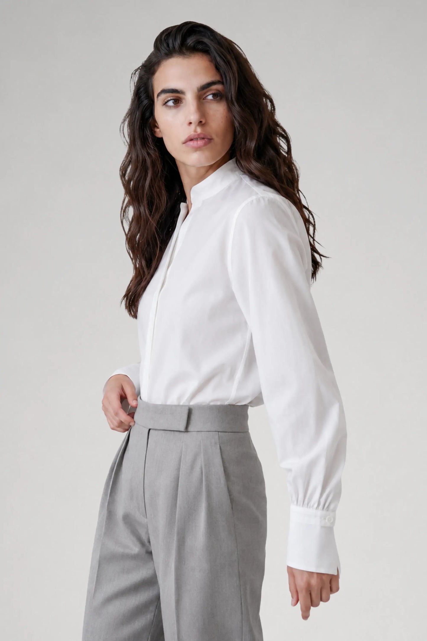 Giulia officer collar shirt