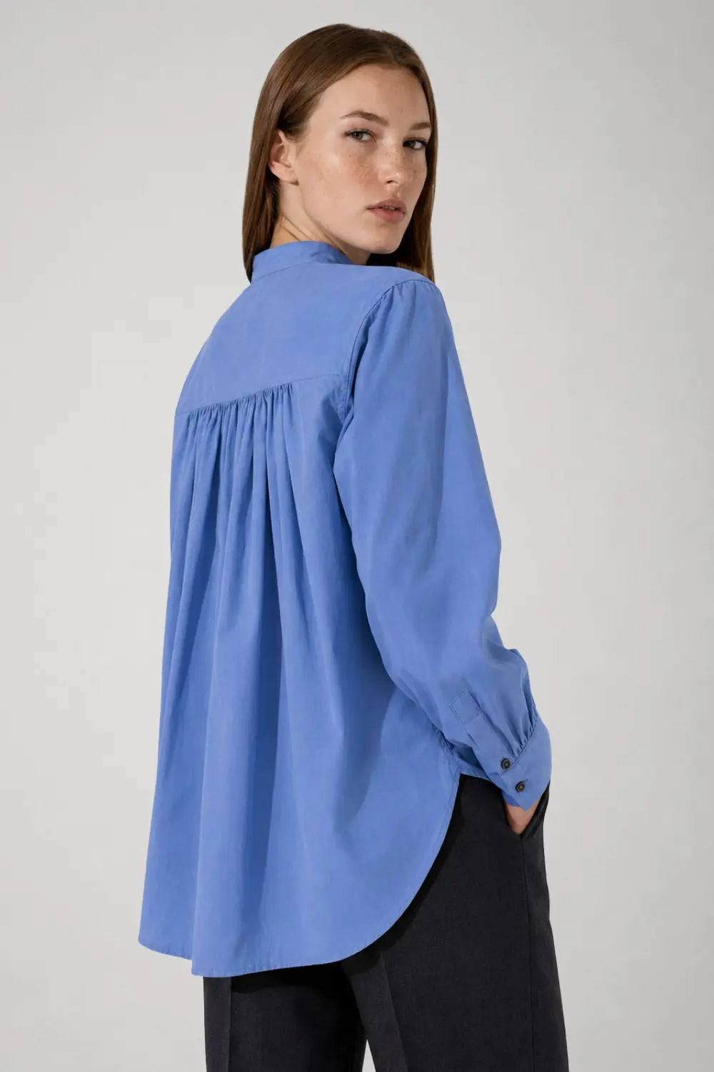 Suzanne officer collar shirt