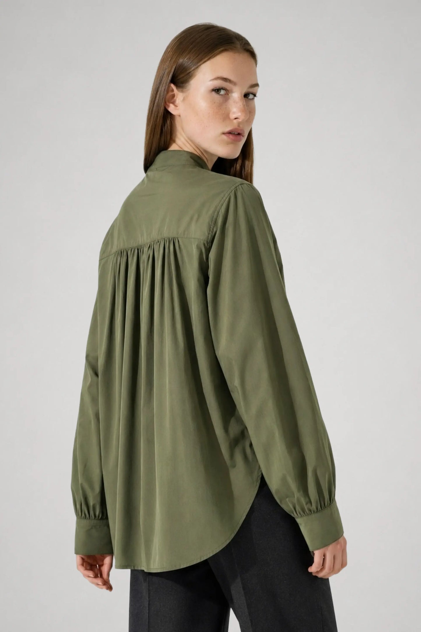 Suzanne officer collar shirt