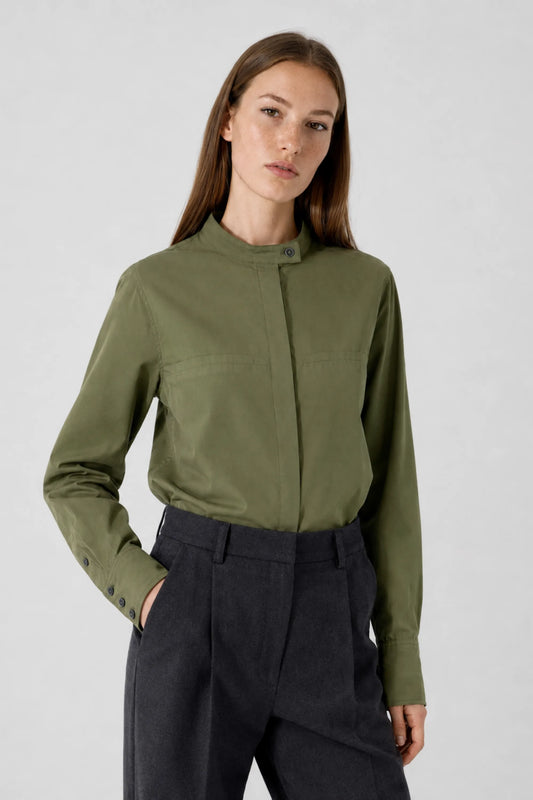 Ambre officer collar shirt