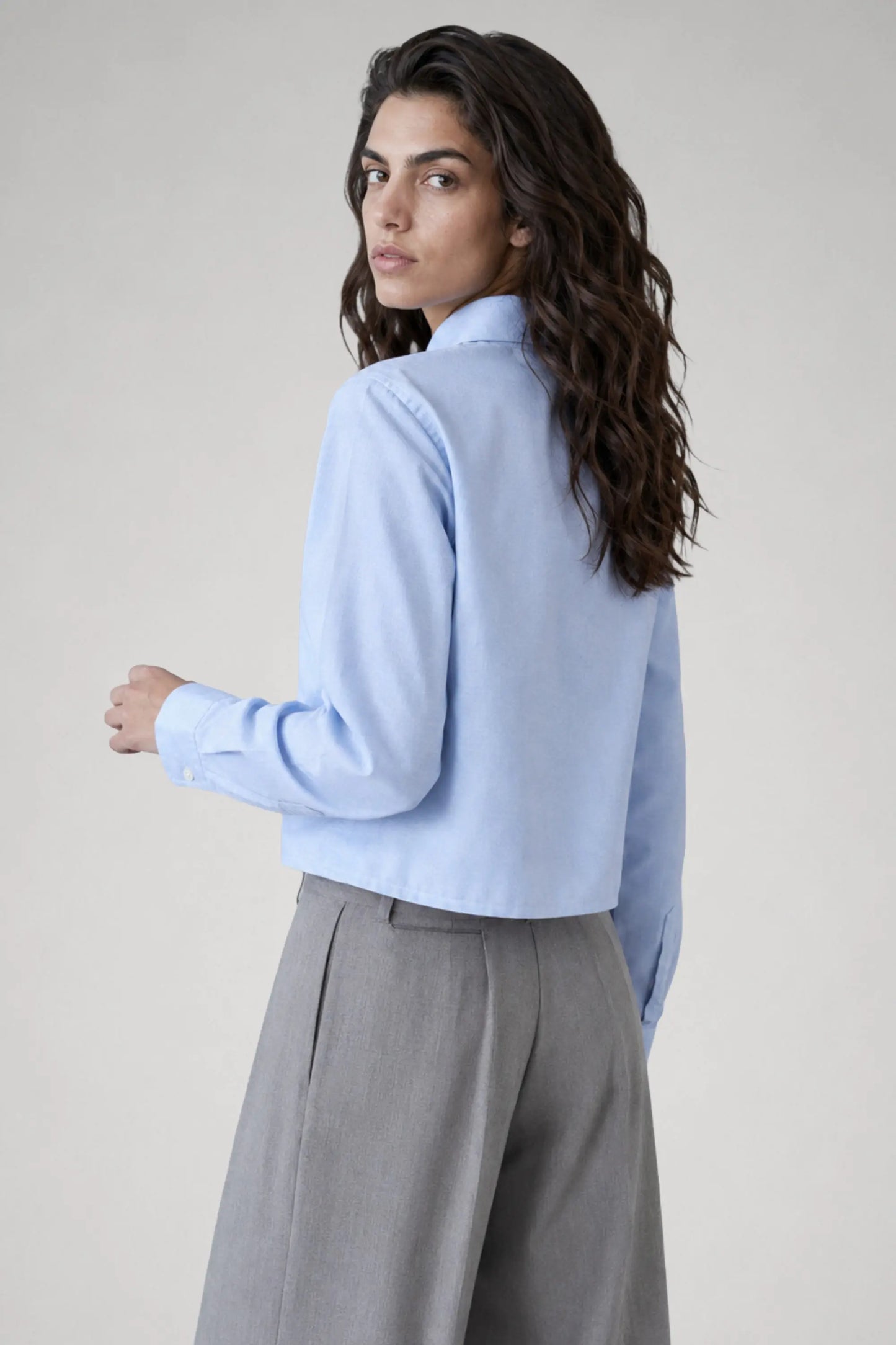 Alma cropped shirt
