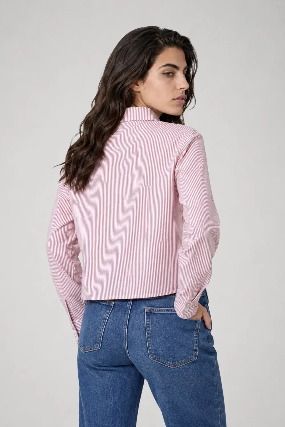 Alma cropped shirt
