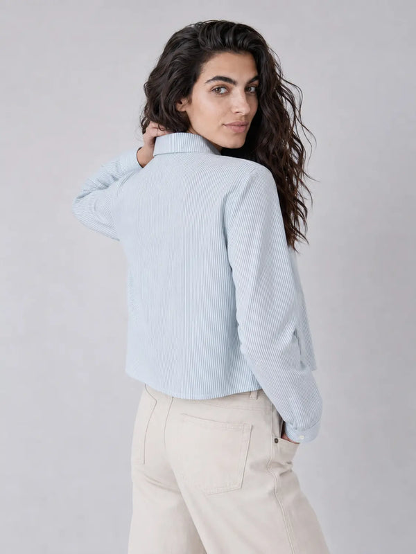 Chemise courte en oxford de coton - Alma