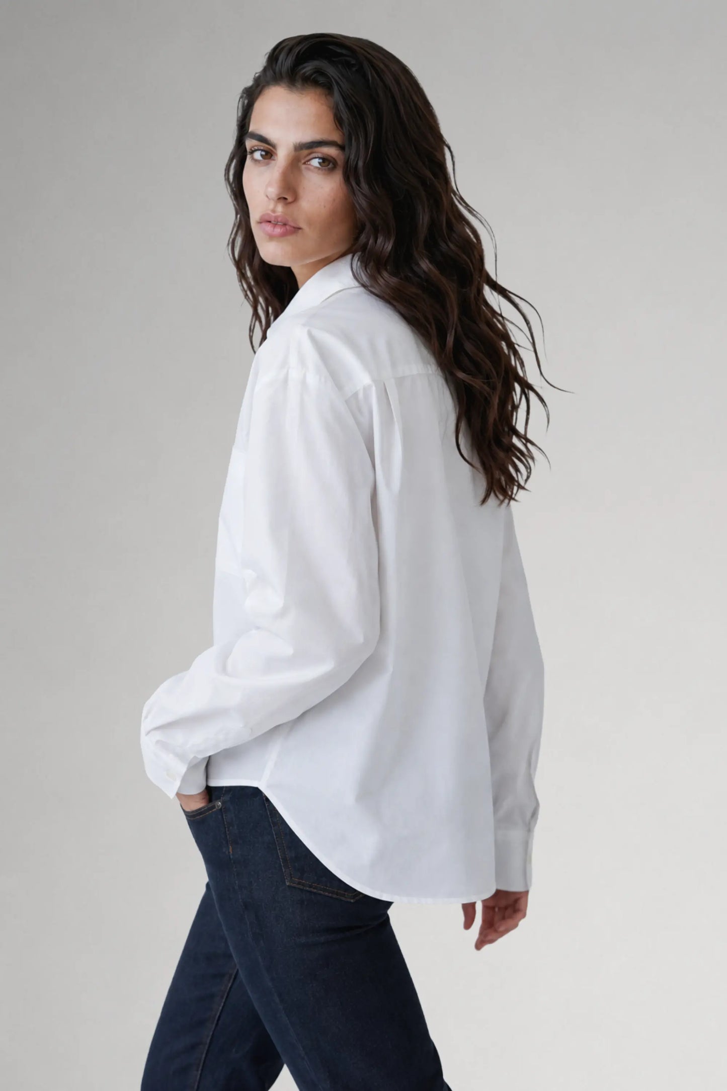 Chemise oversize en coton biologique - Billie