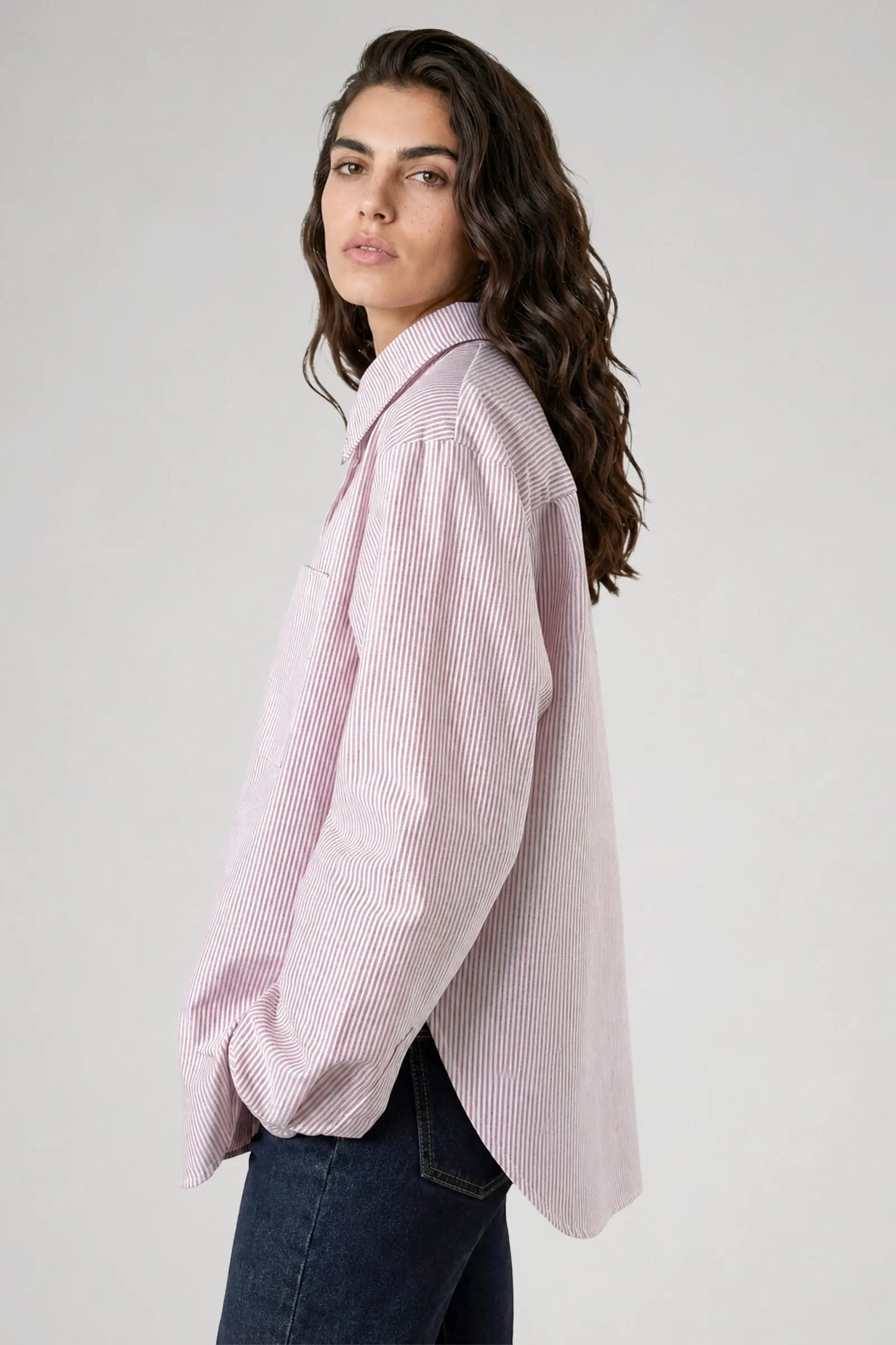 Chemise oversize en coton biologique - Billie
