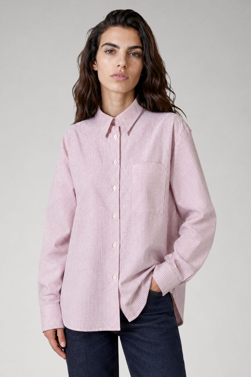 Chemise oversize en coton biologique - Billie